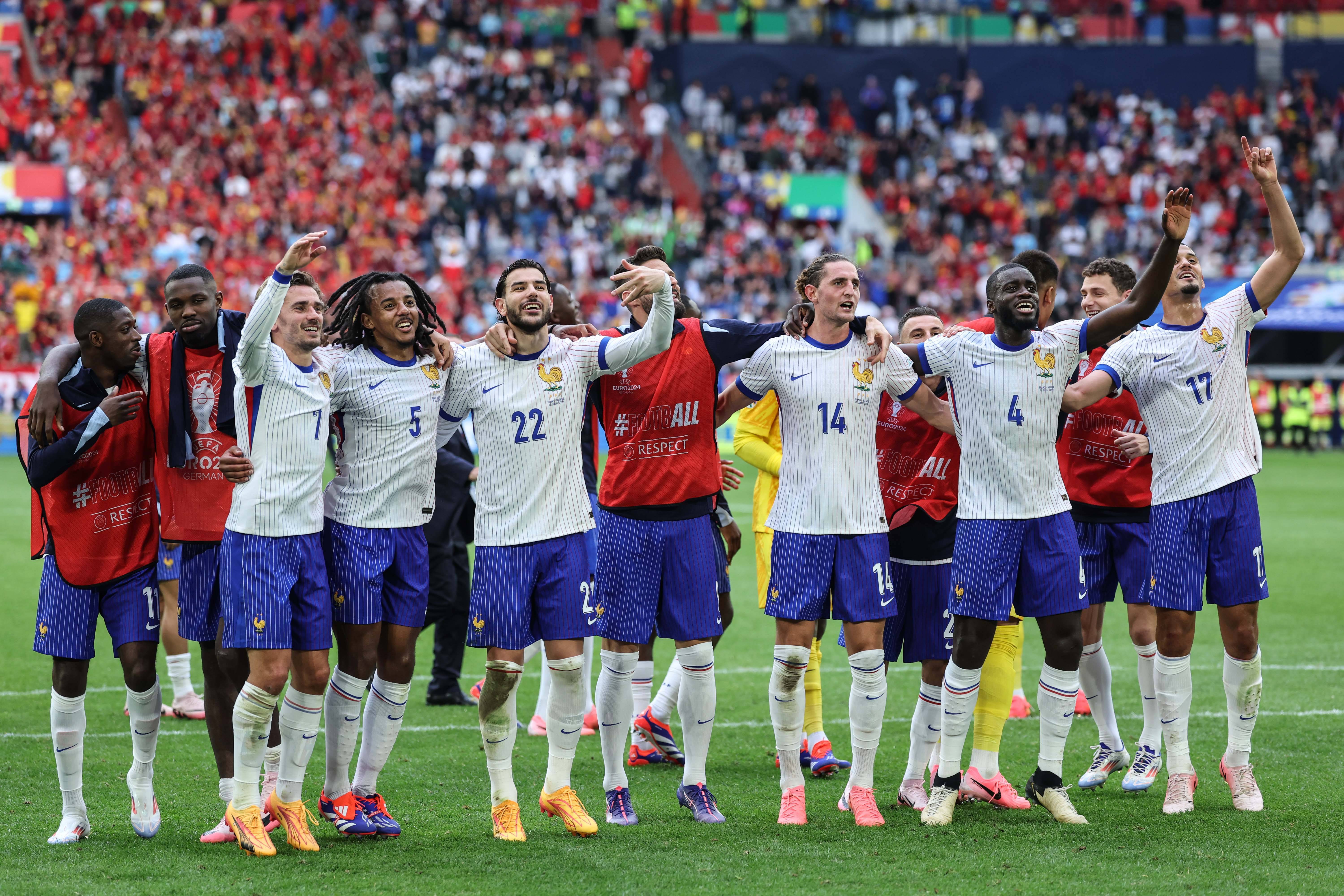 法国队在比赛中展现出色,晋级半决赛 法国队在比赛中展现出色,晋级半决赛