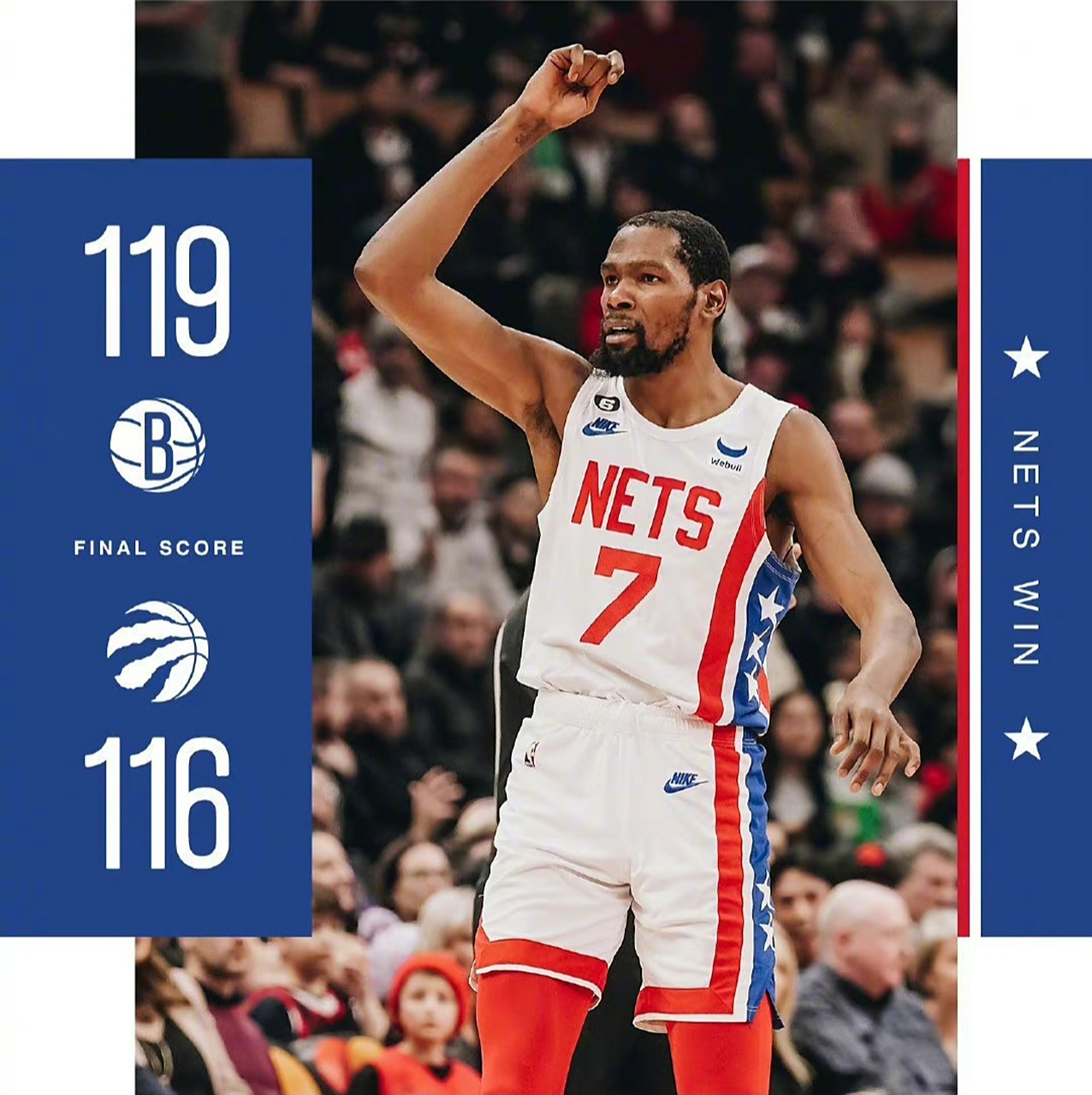 猛龙惨败篮网，收获主场胜利