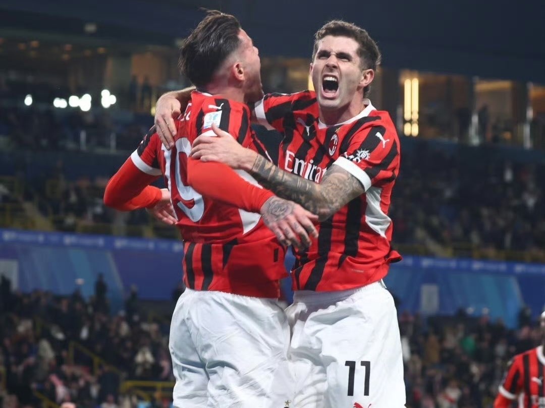 AC米兰完胜丹麦,莫德里奇带队取胜 AC米兰完胜丹麦,莫德里奇带队取胜